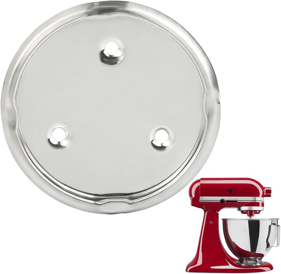 Kitchen Baking Appliances - アップグレードされた W10191926 ミキサーボウルスクリューキャップ交換用フィット、ワールプール、キッチンエイドミキサー、ステンレススチールに適合