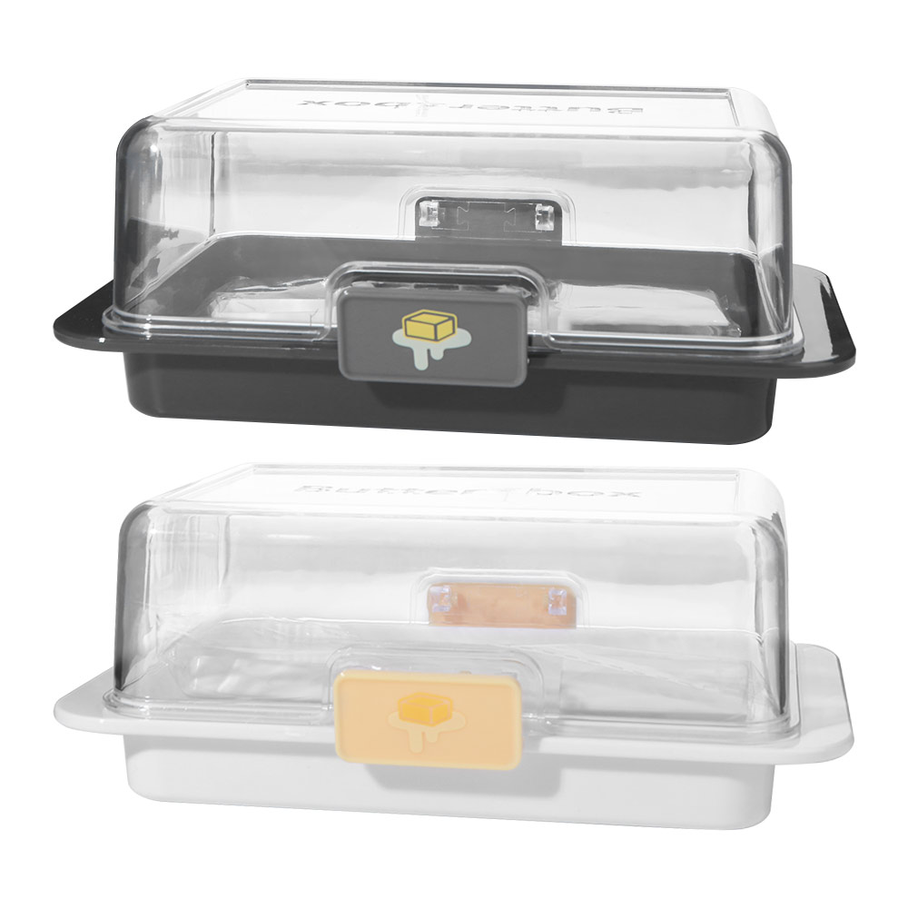 透明な蓋付きバター保存ボックス 防塵 再利用可能 バタースラ - Kitchen Baking Containers のレビューと価格