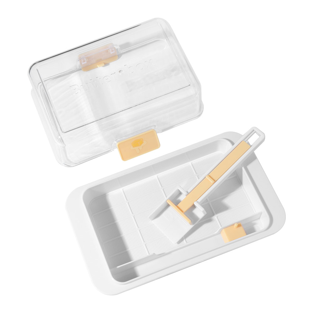 透明な蓋付きバター保存ボックス 防塵 再利用可能 バタースラ - Kitchen Baking Containers のレビューと価格