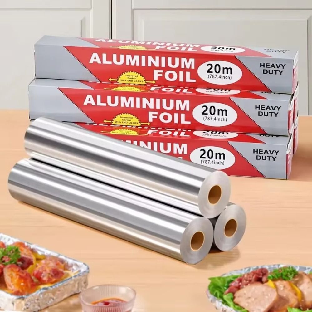 使い捨て錫箔紙キッチンベーキングアルミ箔ロール紙エアフライヤ - Kitchen Paper For Baking のレビューと価格