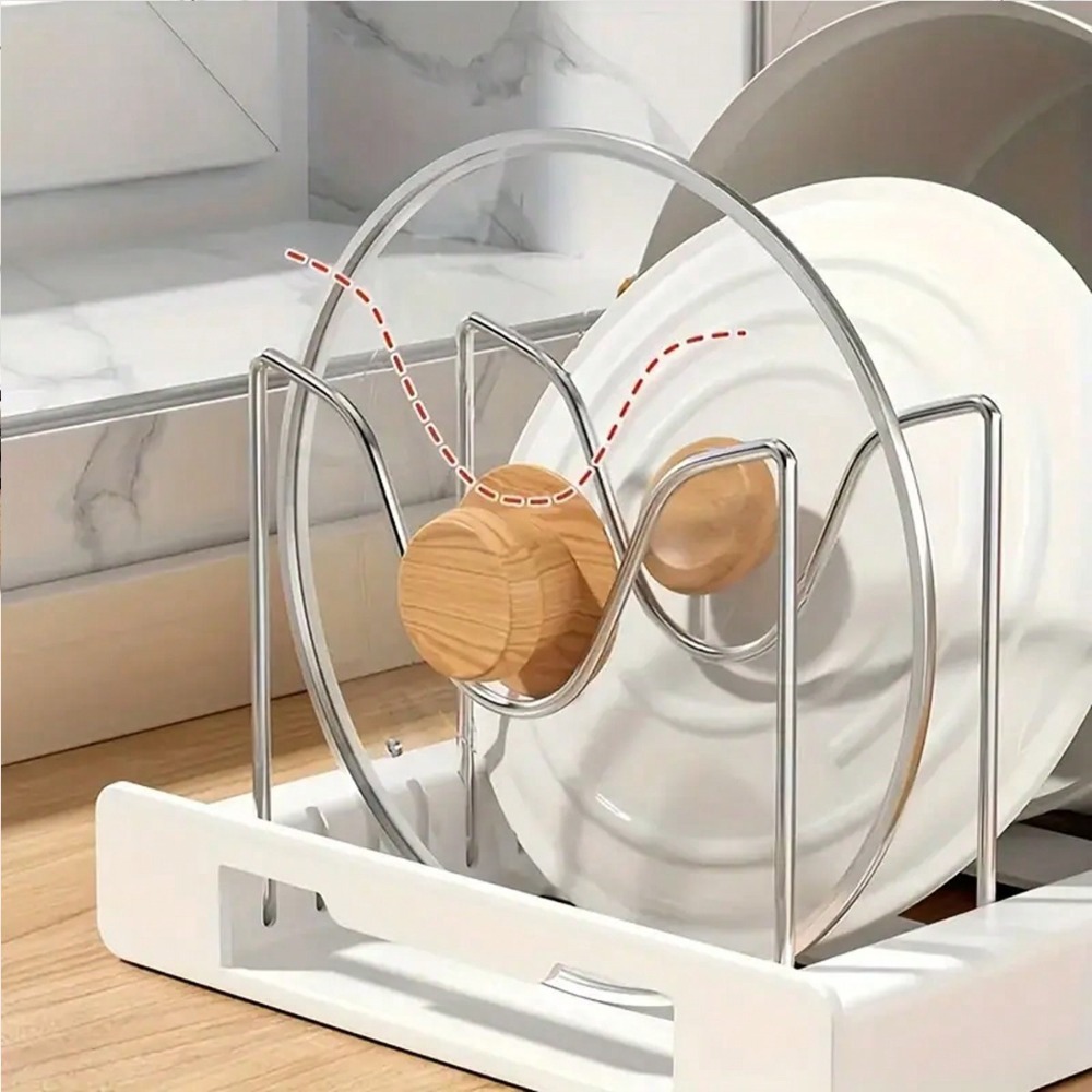 1pc 究極のキッチンオーガナイザー省スペース拡張可能な棚鍋 - Kitchen Utensils のレビューと価格