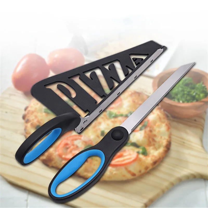 ピザはさみサーバートレイ付きステンレス鋼ペストリー切断ツール - Kitchen Shears In Baking のレビューと価格