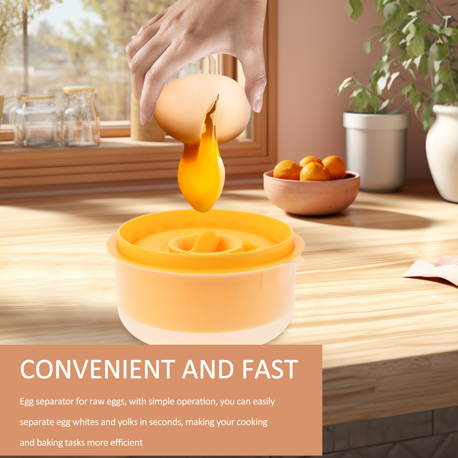 卵白と卵黄の分離器 プラスチック製キッチン用品 ベーキング愛 - Kitchen Baking Mess のレビューと価格