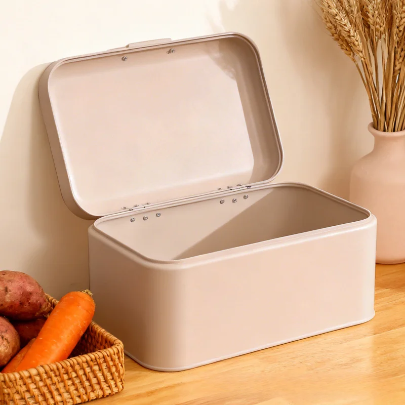 金属製ブレッドボックス、キッチンカウンター用乾物保存容器、パ - Kitchen Baking Counter のレビューと価格