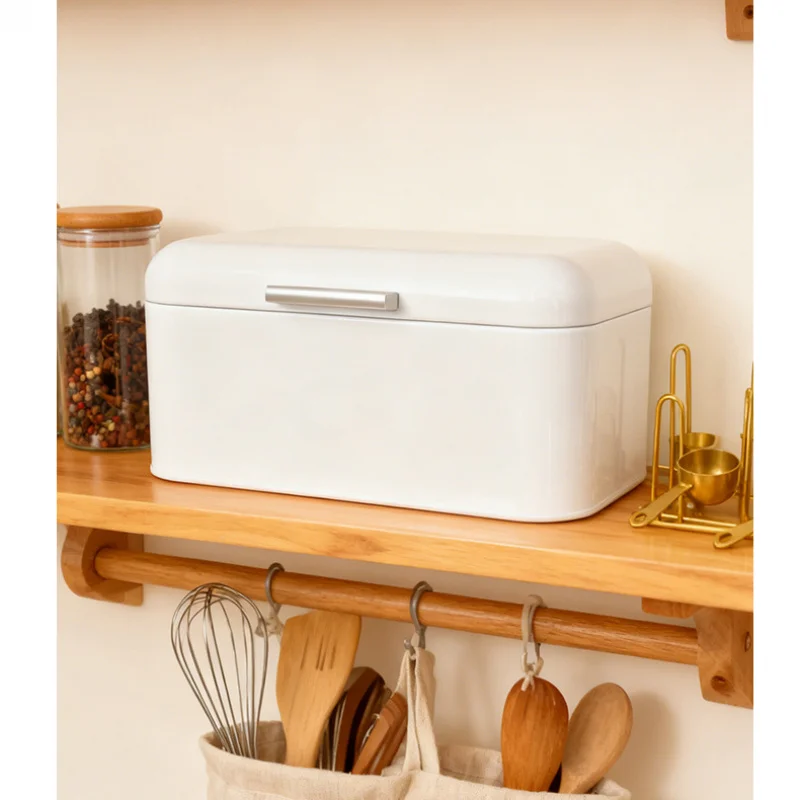 金属製ブレッドボックス、キッチンカウンター用乾物保存容器、パ - Kitchen Baking Counter のレビューと価格