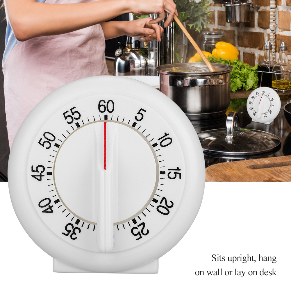 1PC 60 分ラウンド形状機械式キッチンタイマー手動調理リ - Kitchen Baking Counter のレビューと価格