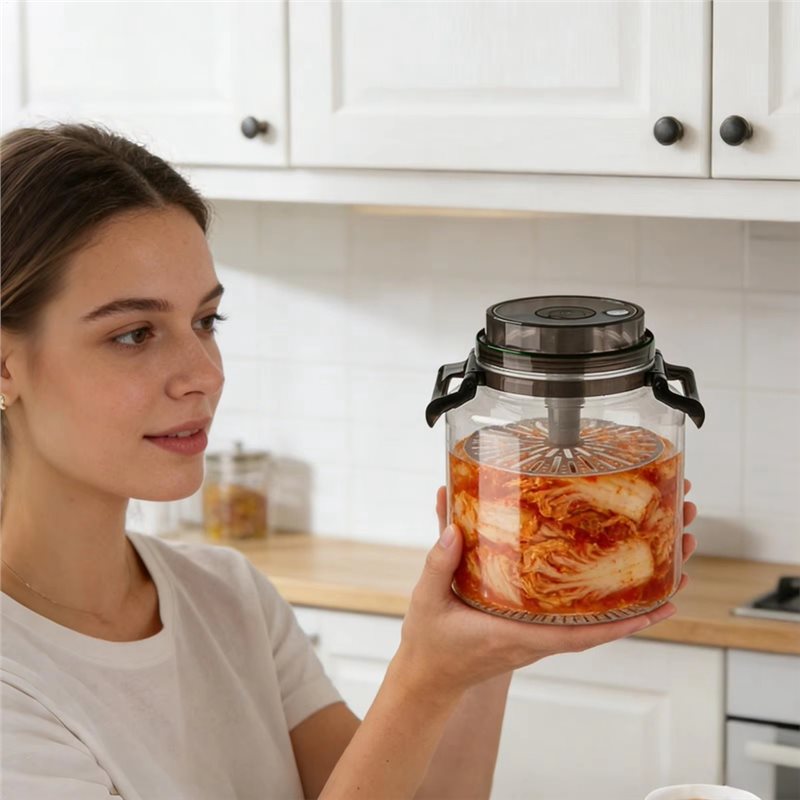 ABFU-発酵容器ジャー気密丸型保存容器ハンドル付きベーキン - Kitchen Baking Pantry のレビューと価格
