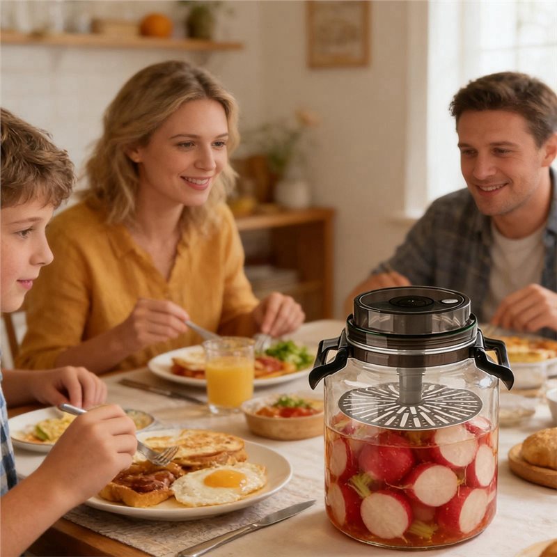ABFU-発酵容器ジャー気密丸型保存容器ハンドル付きベーキン - Kitchen Baking Pantry のレビューと価格