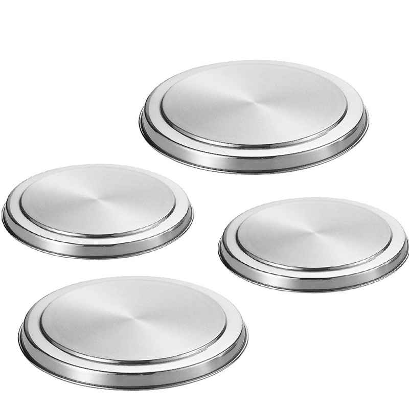 4 個のステンレス鋼ホブカバーストーブプレートトップクッカー - Kitchen Utensils のレビューと価格