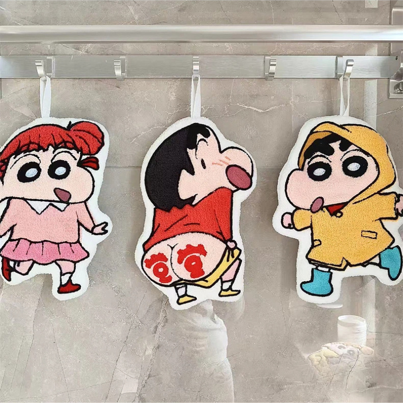かわいいクレヨンしんちゃん漫画かわいいハンドタオル吸水性コー - Kitchen Utensils のレビューと価格
