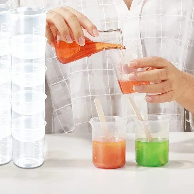 100 ミリリットル計量カップ透明プラスチックスケールビーカ - Kitchen Baking Containers のレビューと価格