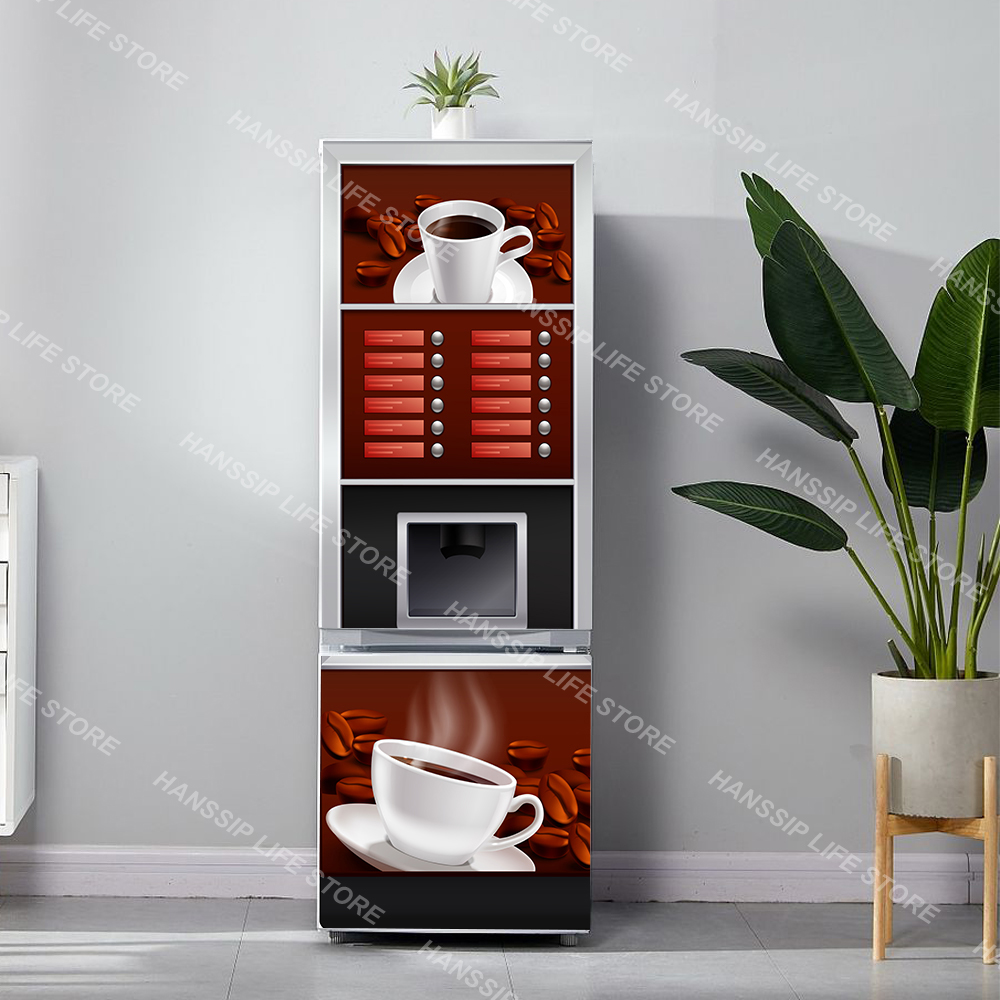 冷蔵庫のドアパネル,防水ステッカー,キッチンモデル,コーヒー - Kitchen Baking Cabinet のレビューと価格
