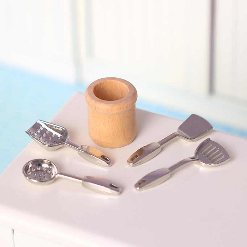 ミニチュアキッチン用品セット 1:12スケール ドールハウス - Kitchen Utensils のレビューと価格