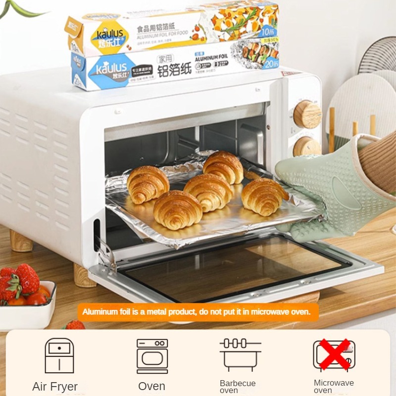 Zackoo 10/20/40 メートルアルミ箔ベーキングラ - Kitchen Paper For Baking のレビューと価格