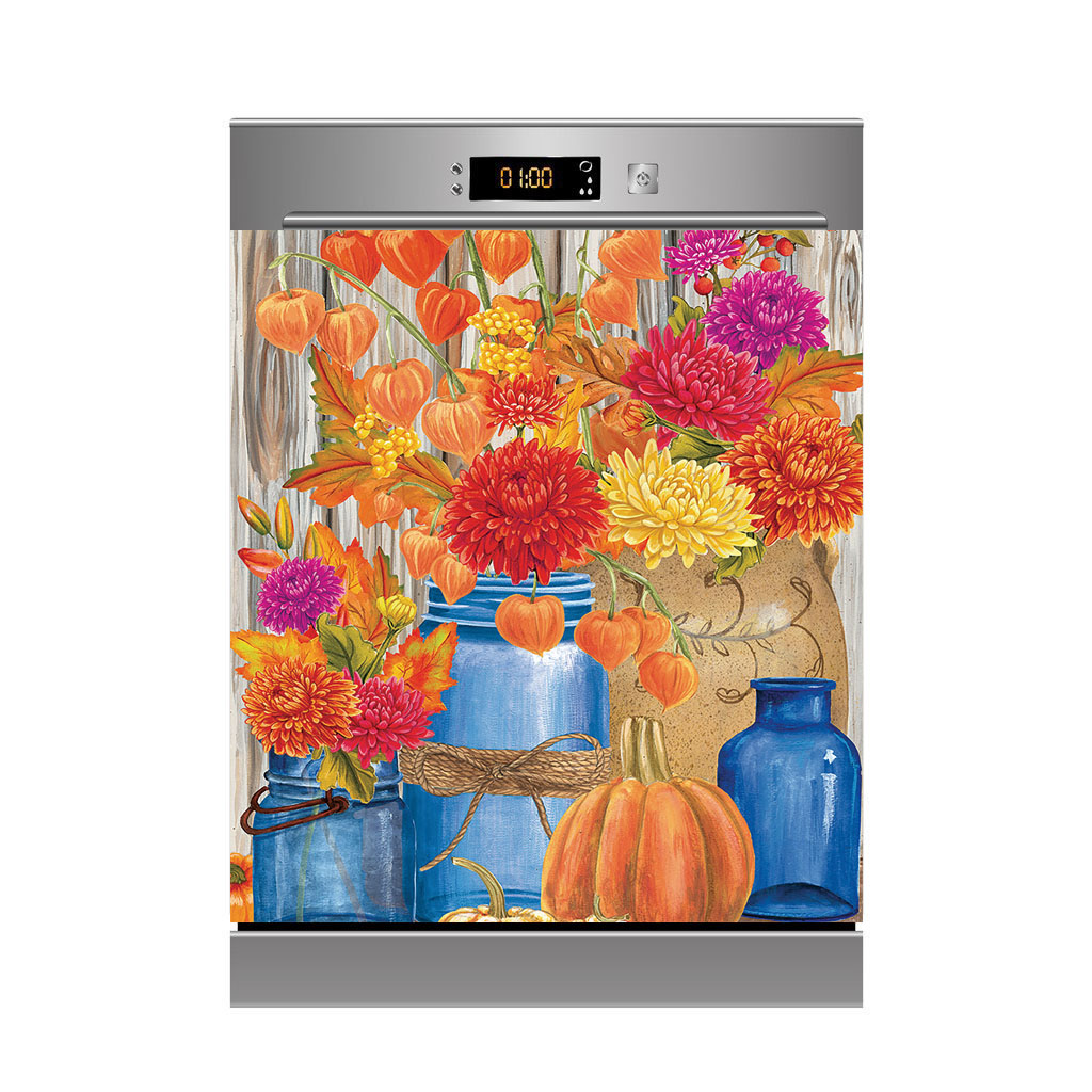 自己粘着性の花のステッカー,防水,取り外し可能な,キッチンの - Kitchen Baking Cabinet のレビューと価格
