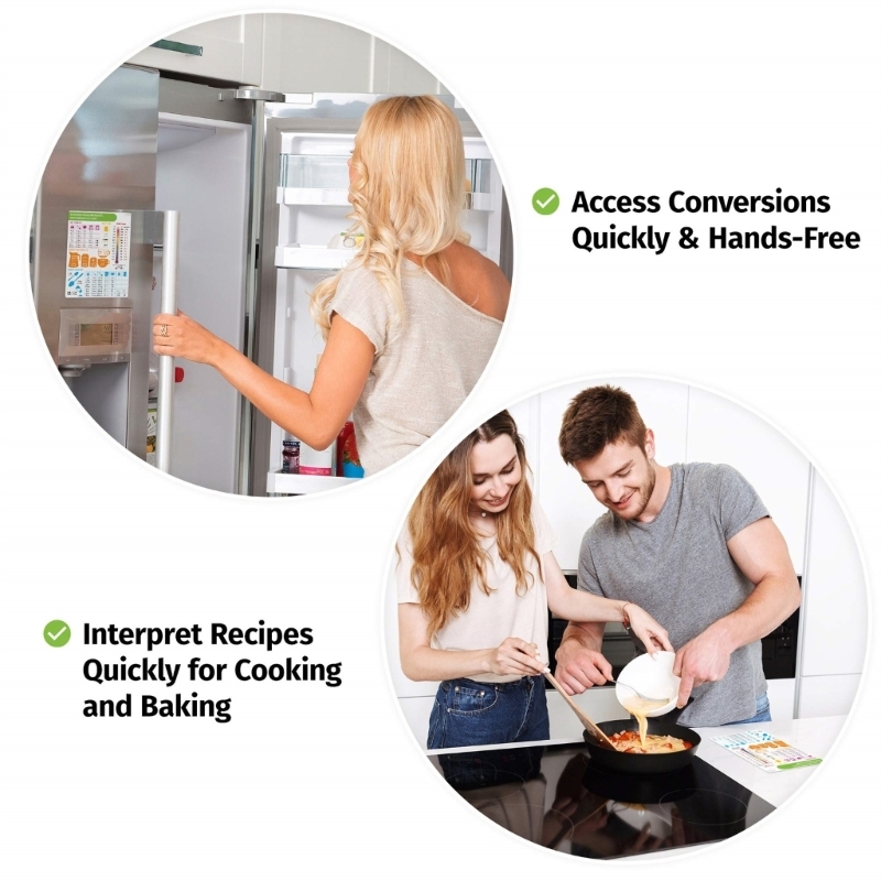 レストランキッチン換算表マグネットベーキングツール調理測定ツ - Kitchen Baking Conversion Chart のレビューと価格