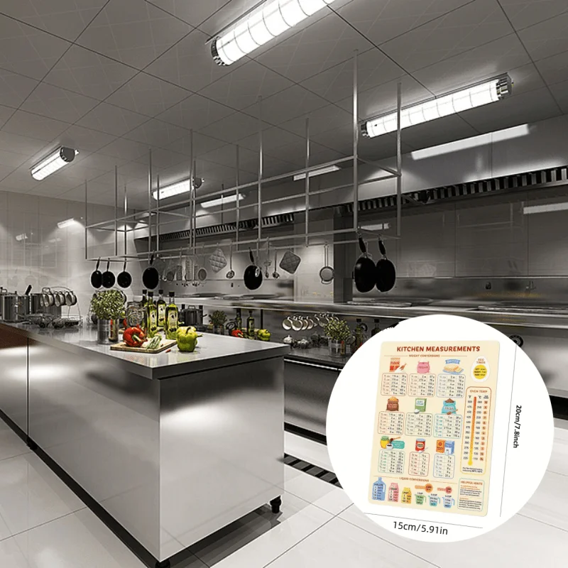 1PC キッチン変換チャート、冷蔵庫マグネット変換チャート、 - Kitchen Baking Conversion Chart のレビューと価格