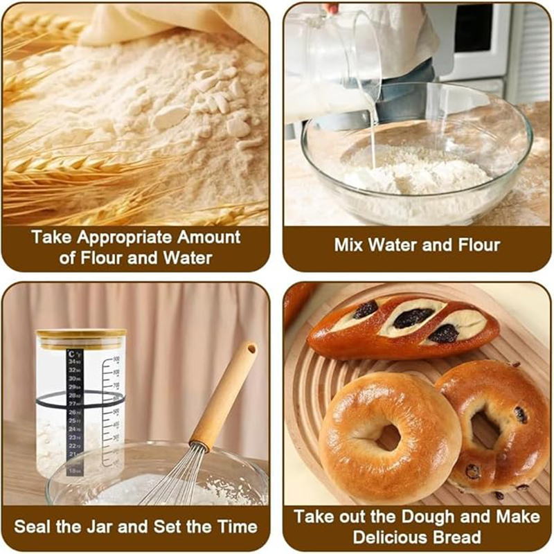 サワードウスタータージャーキット サワードウスターターコンテ - Kitchen Baking Containers のレビューと価格