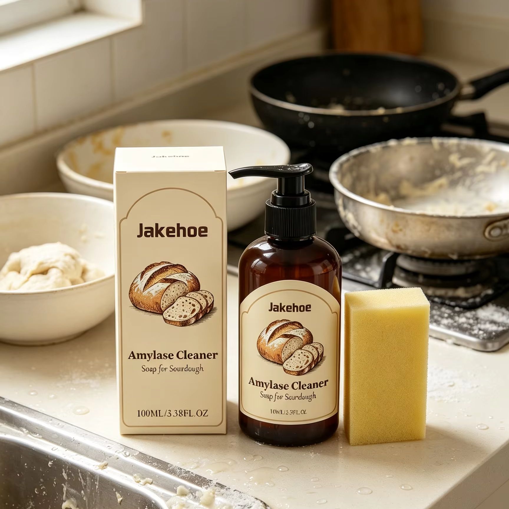 ジェイクホー アミラーゼ クリーナーソープ サワーードウ 速 - Kitchen Baking Mess のレビューと価格