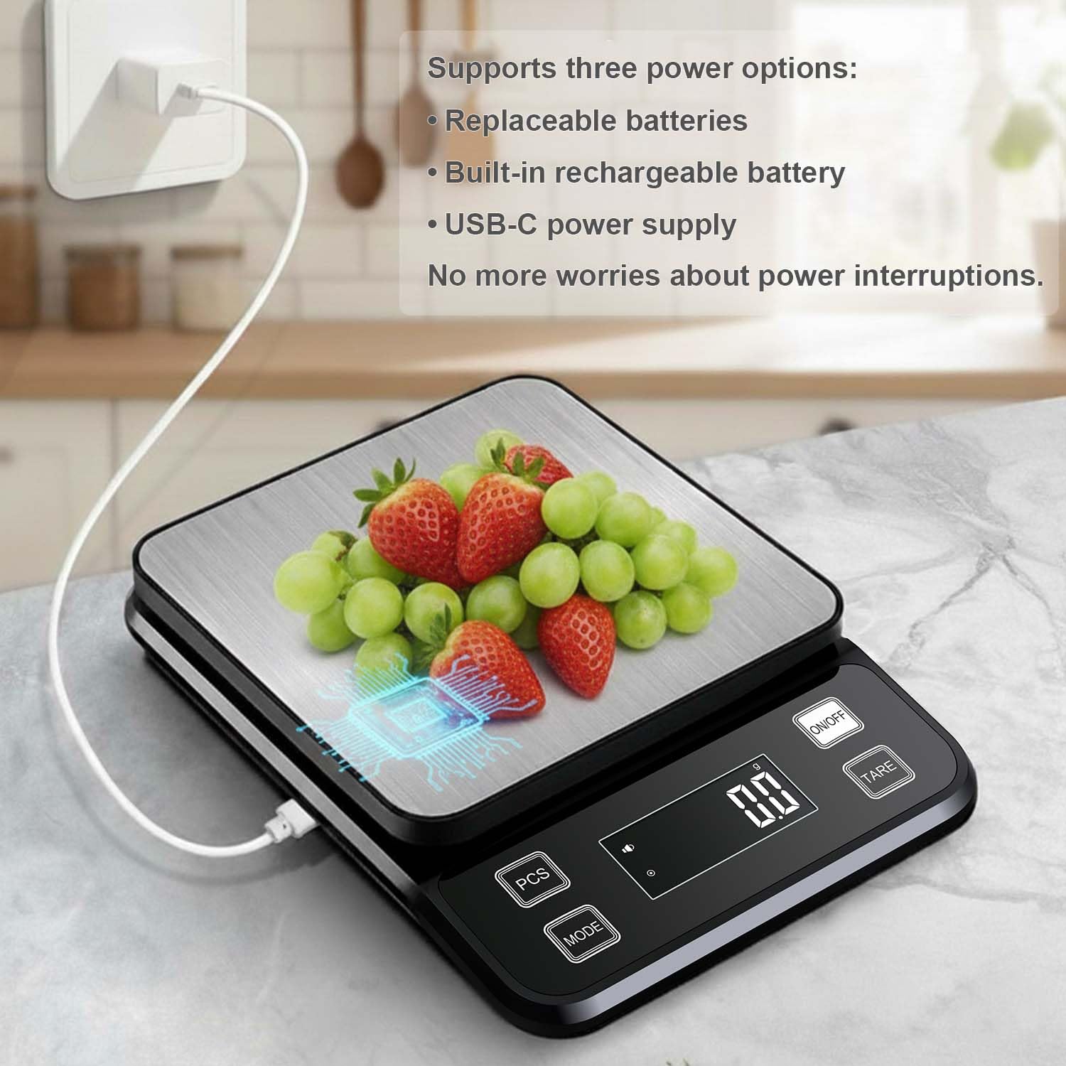 2026年新型防水デジタルキッチンスケール 0.1g/0.0 - Kitchen Scale Precise のレビューと価格