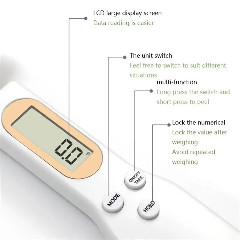 ホットLCDデジタル調整可能計量スプーン、キッチン電子計量ス - Kitchen Scale Precise のレビューと価格