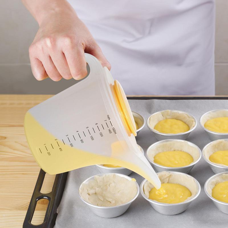 1500 ミリリットルキッチンベーキングミキシングカップ液体 - Kitchen Baking Containers のレビューと価格
