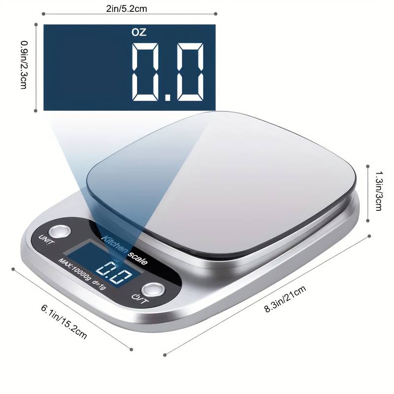 高精度キッチンスケール 10kg 電子ジュエリースケール 食 - Kitchen Scale Precise のレビューと価格