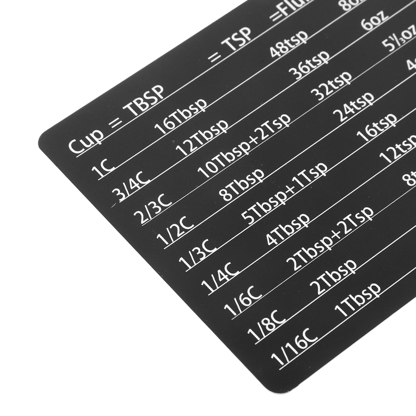 キッチンベーキング用刻印入り磁気測定換算表 PVC製コンパク - Kitchen Baking Conversion Chart のレビューと価格