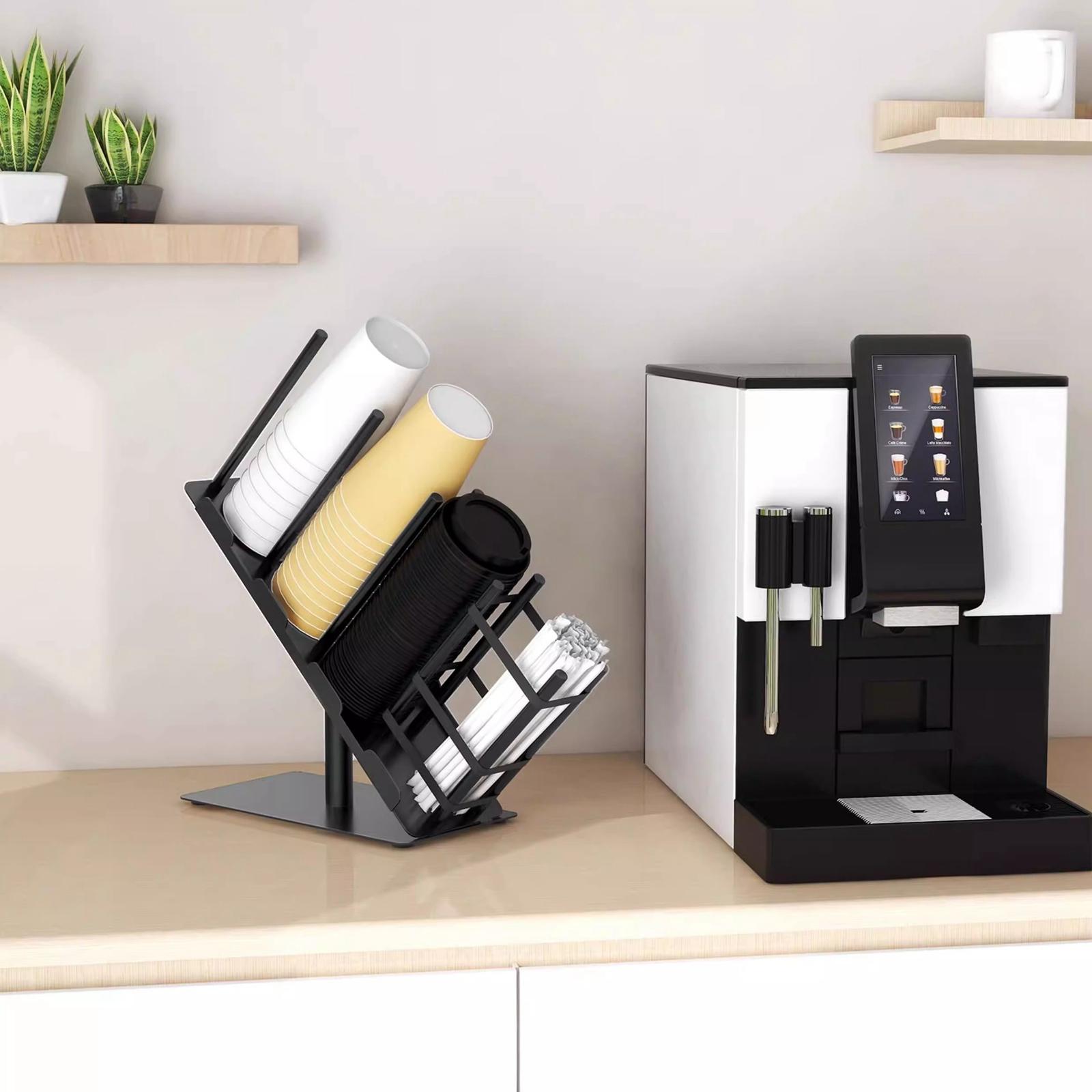 紙コップと蓋ホルダー収納ラックディスペンサーオーガナイザー（ - Kitchen Cabinet Baking Organizer のレビューと価格