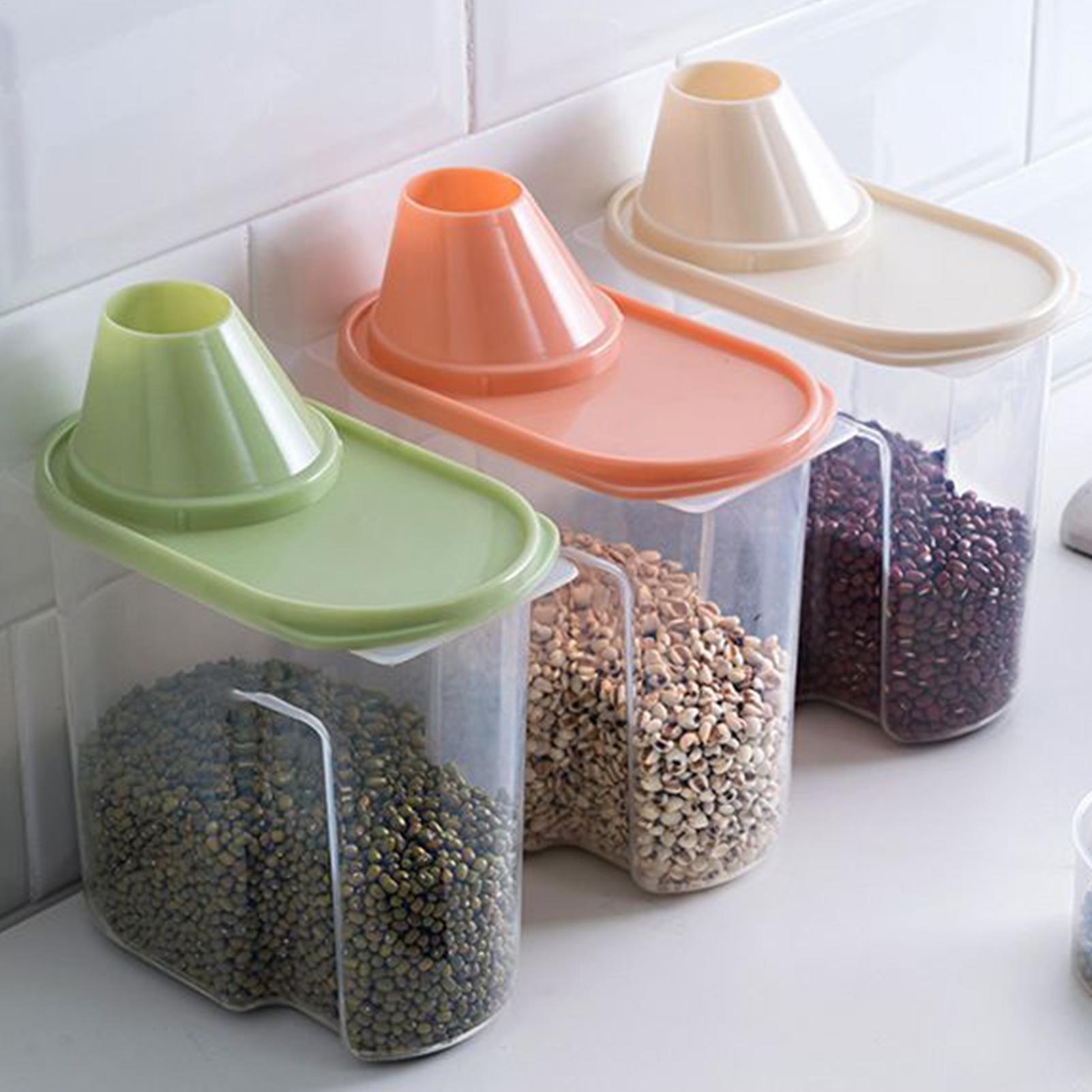 キッチン用キャニスターセット 4個 2.5L 透明 密閉 キ - Kitchen Baking Pantry のレビューと価格