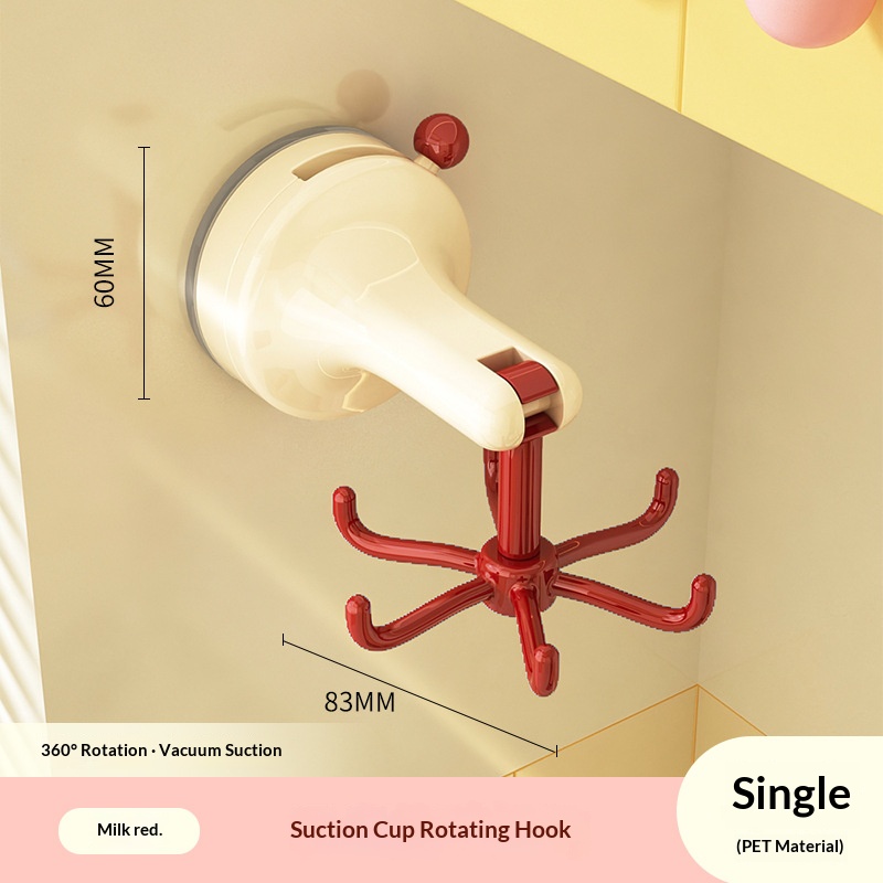 吸盤式回転キッチンフック 穴あけ不要 キャビネット用調理器具 - Kitchen Baking Appliances のレビューと価格