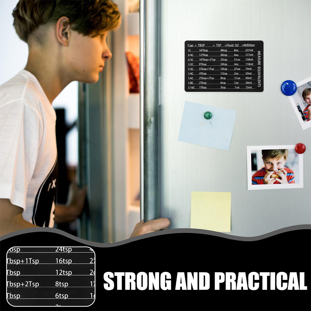 4 個計量カップスプーンアクセサリー黒 2 白 2 キッチン - Kitchen Baking Conversion Chart のレビューと価格