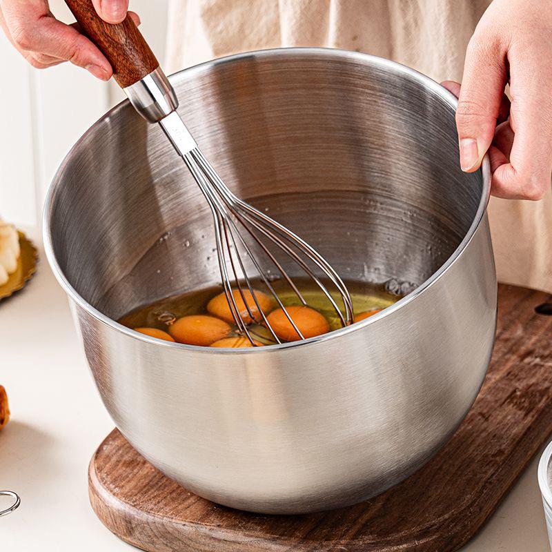 1個ステンレス鋼製ミキシングボウル、調理、ベーキング、卵泡立 - Kitchen Baking Containers のレビューと価格