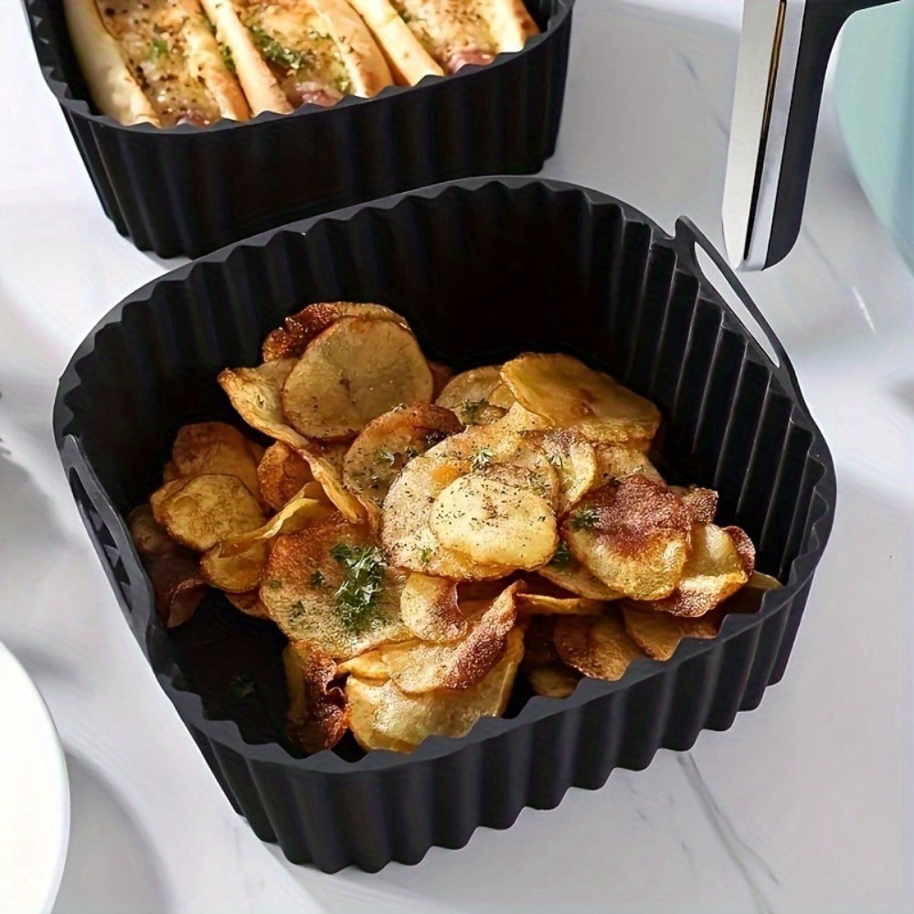 1個入り再利用可能なシリコン製エアフライヤーライナー、エアフ - Kitchen Paper For Baking のレビューと価格