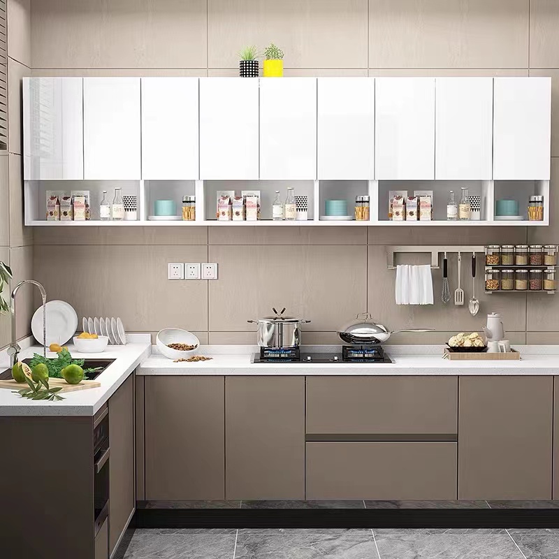 カスタムペイント仕上げのキッチン吊り戸棚とロッカー - Kitchen Baking Cabinet のレビューと価格