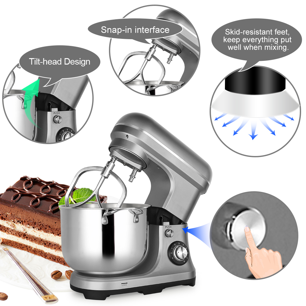 11L 2000W 大型強力電動ミキサー ダブルドウフック付 - Kitchen Baking Appliances のレビューと価格
