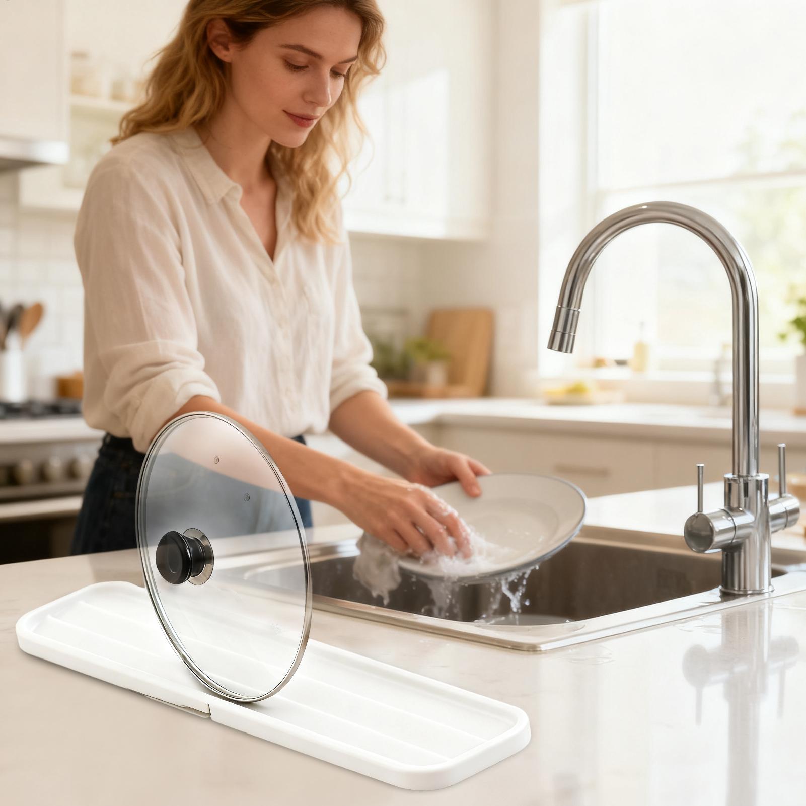 食器乾燥マット 滑り止めパッド 17.7 X 3 インチ シ - Kitchen Baking Counter のレビューと価格