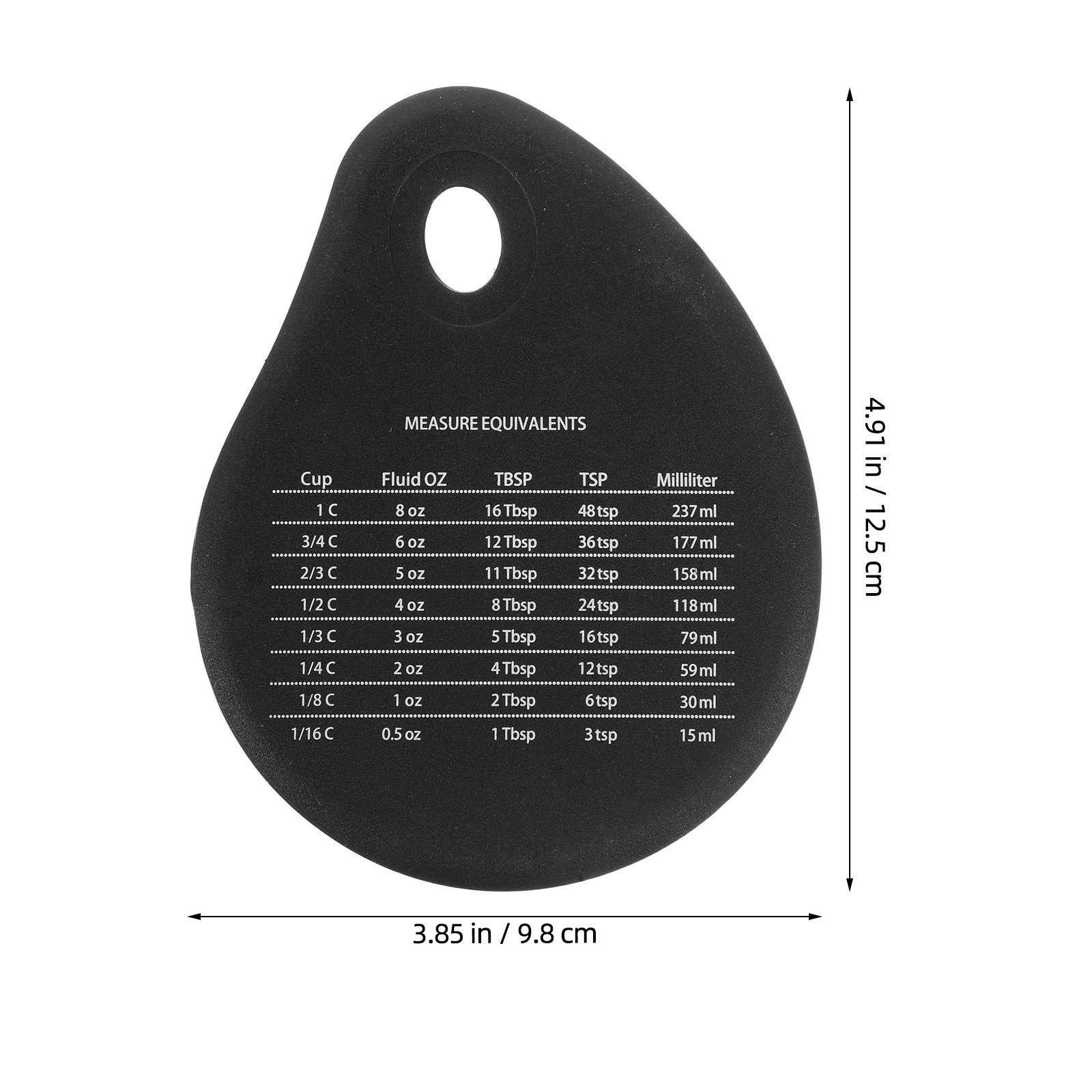 4個入りシリコン製生地スクレーパーセット、目盛り付き、キッチ - Kitchen Baking Conversion Chart のレビューと価格