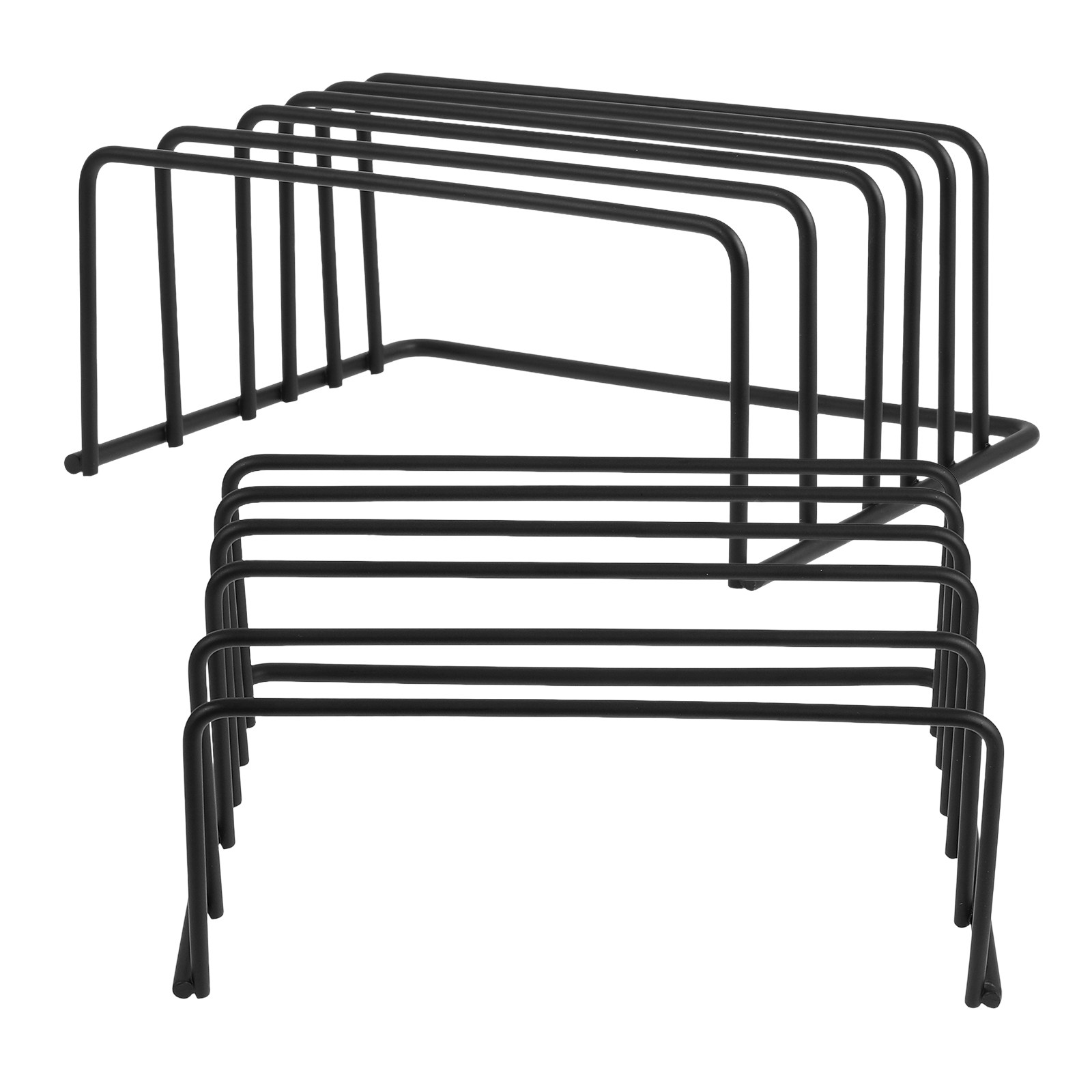 2個入り キッチン収納オーガナイザーラック 金属製鍋蓋・まな - Kitchen Cabinet Baking Organizer のレビューと価格